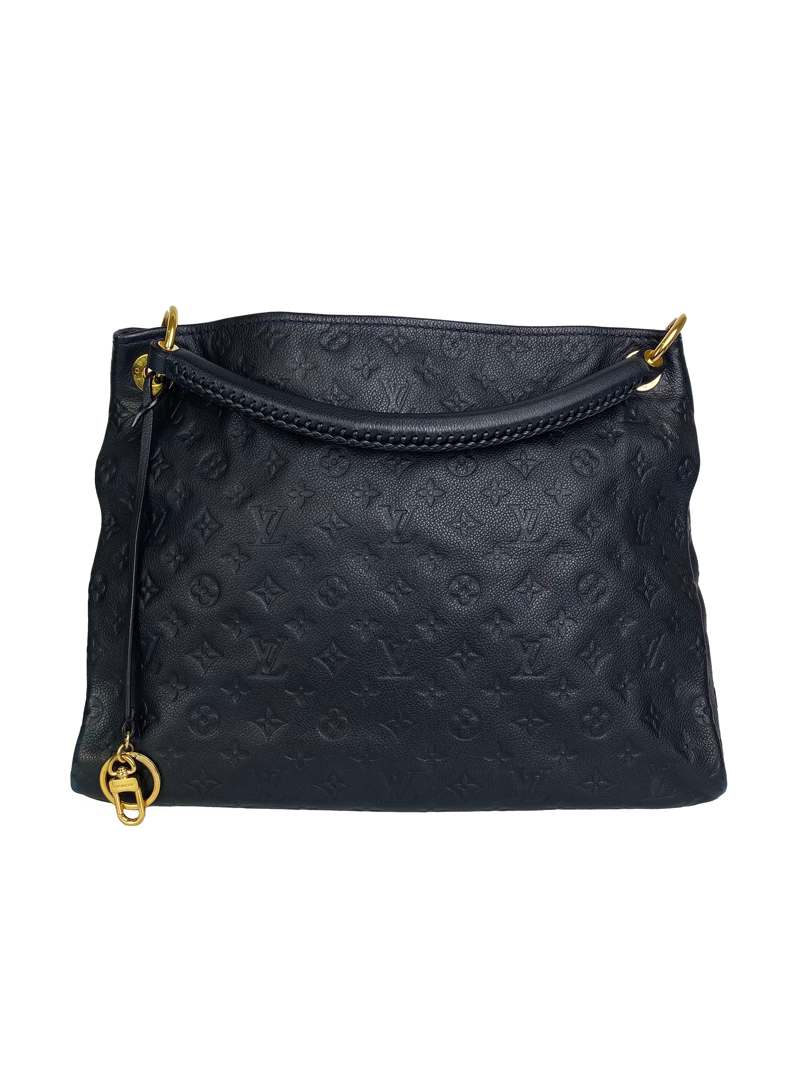 Authentic Louis Vuitton Black Artsy MM Handbag - Luxury Leather Tote for Women | Perfect for Work, Travel & Everyday Elegance