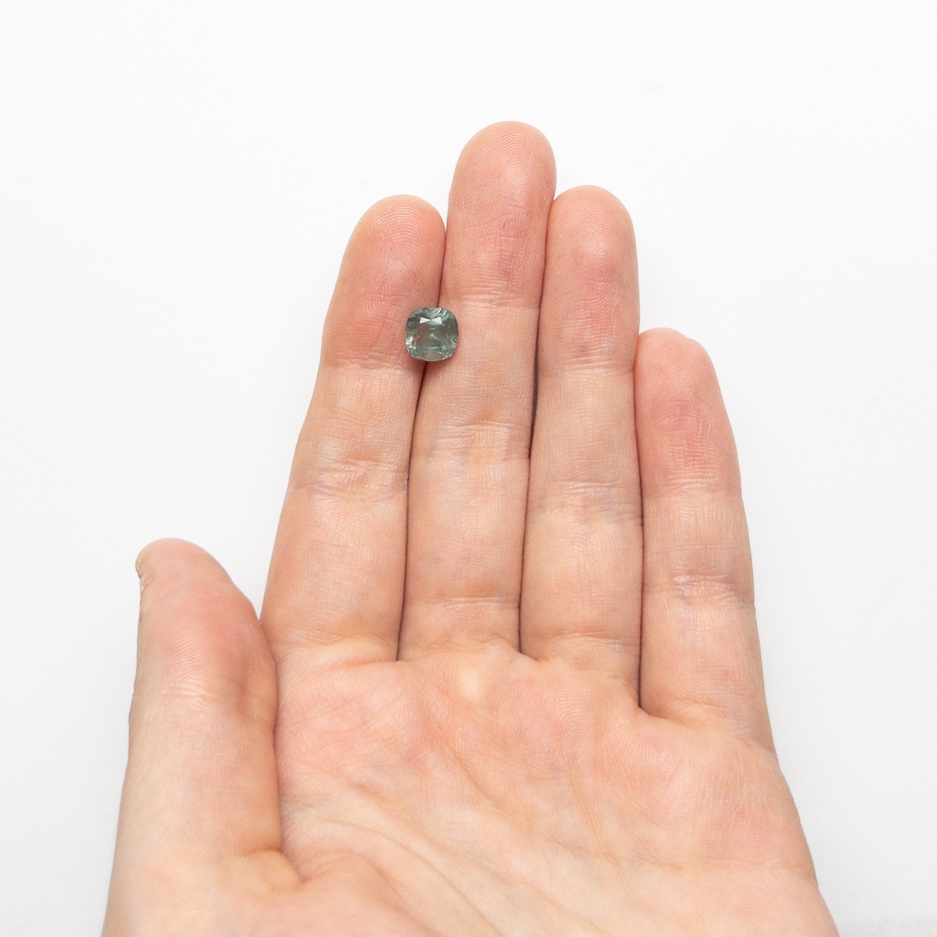 2.45ct Cushion Cut Blue Sapphire Gemstone - 6.92x6.88x5.71mm Natural Loose Sapphire for Jewelry Making, Engagement Rings & Fine Jewelry - Perfect for Bridal, Anniversary & Special Occasion Gifts