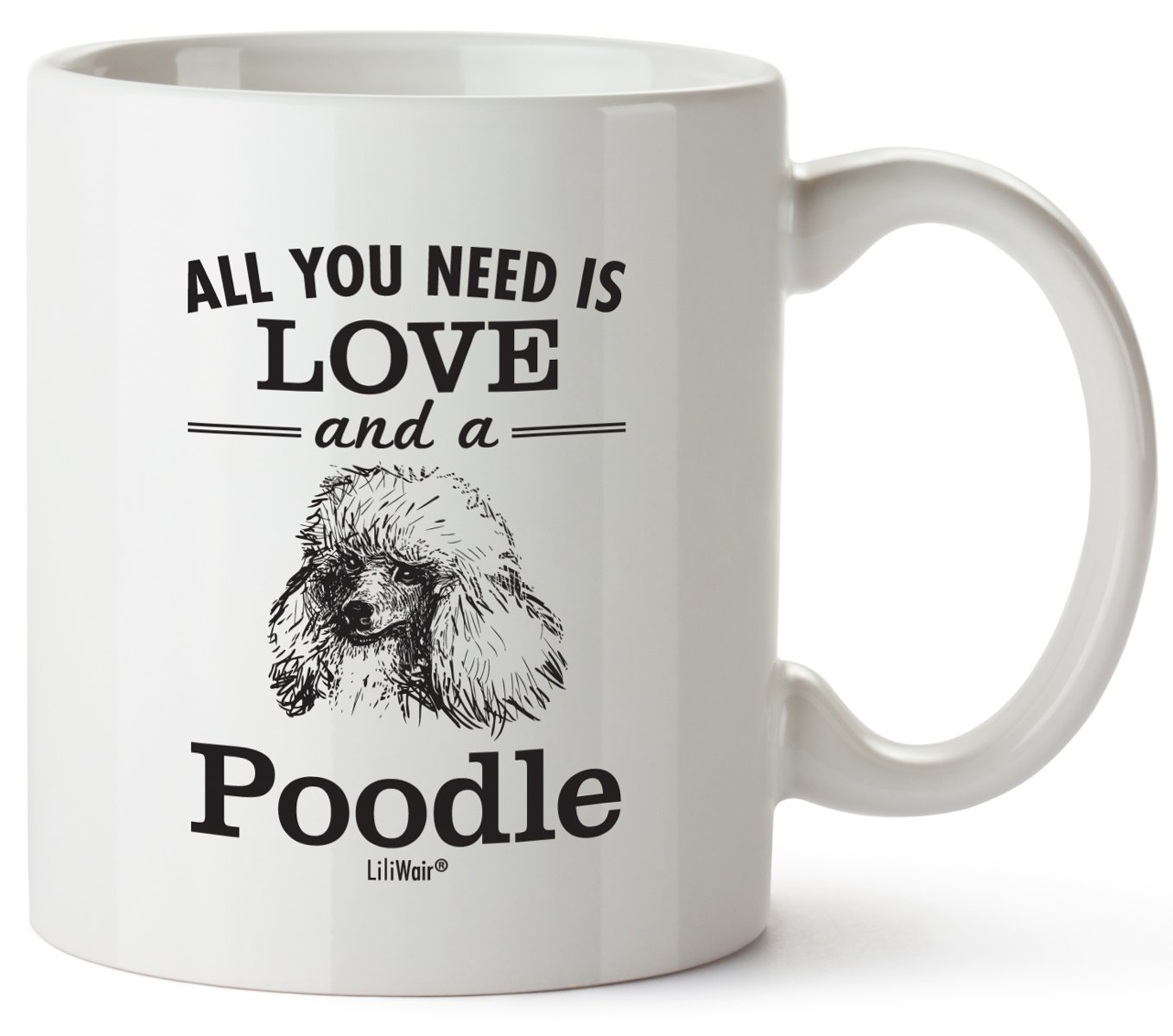 Funny Poodle Mom Coffee Mug - Gift for Dog Lovers, Christmas Present for Women & Men, Dad Decor, Birthday Gift Idea - Perfect for Home, Office & Dog Lover's Coffee Time