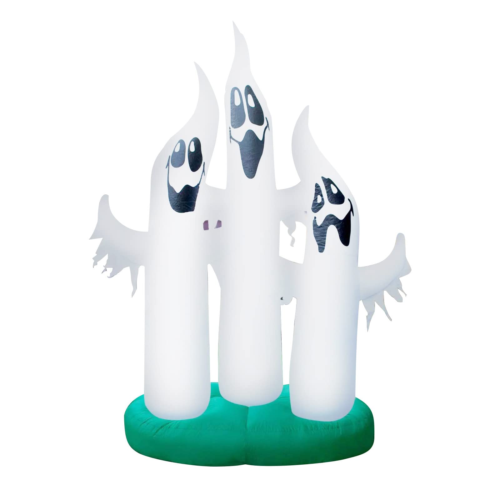 OLYY 10ft Halloween Inflatable Decorations - LED Light Up Ghost Yard Decoration for Outdoor Halloween Party, Haunted House & Spooky Decor (1 Piece) - Perfect for Front Yard Display, Trick-or-Treat Decor & Halloween Night Scare