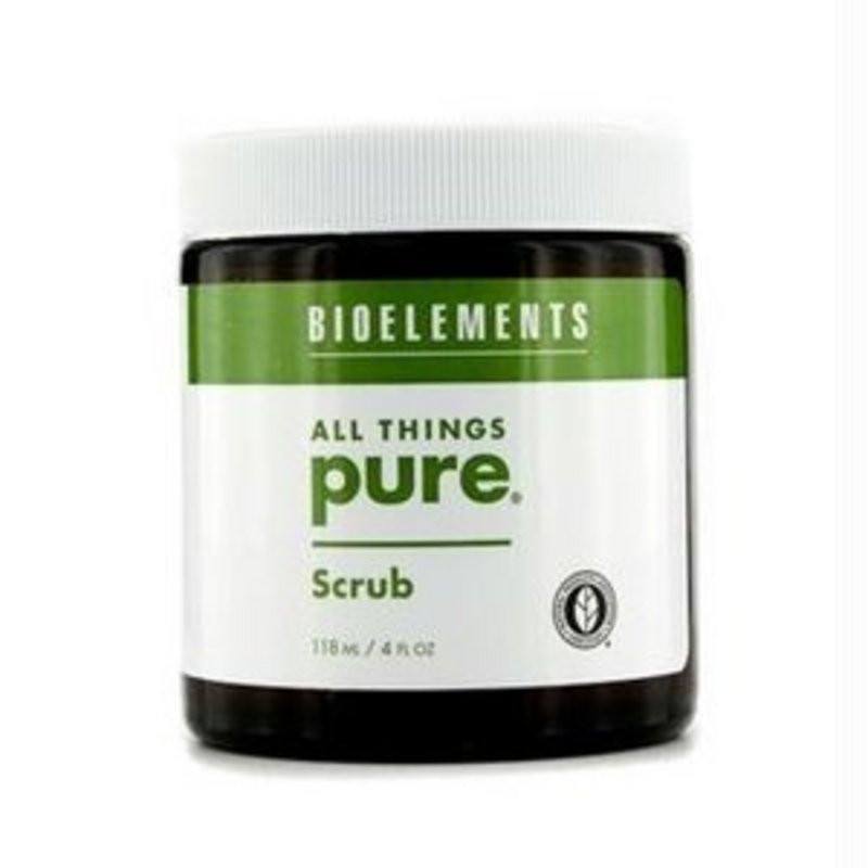 BIOELEMENTS All Things Pure Facial Scrub 4 oz - Gentle Exfoliator for Smooth Skin | Perfect for Daily Skincare Routine & Spa Treatments