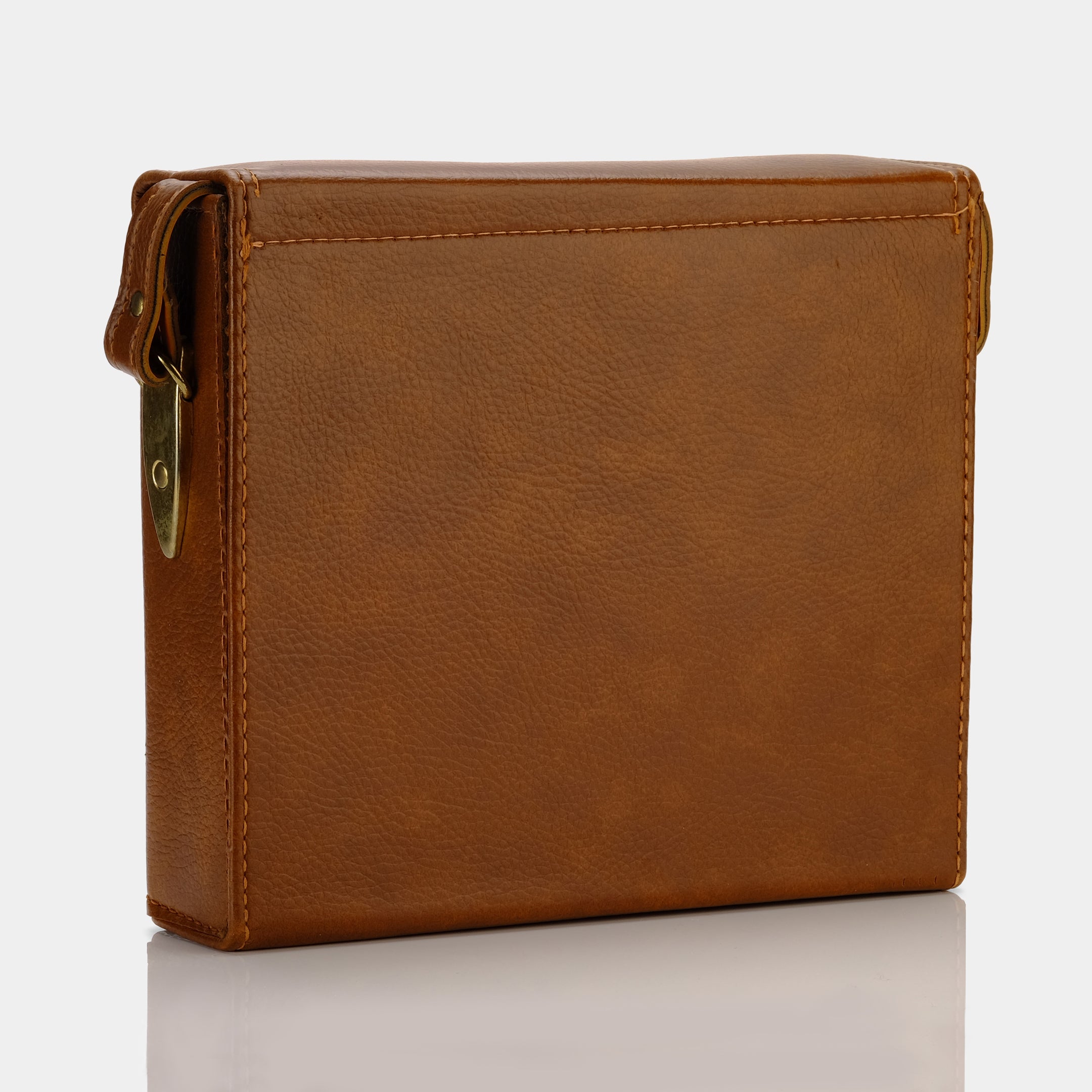 Premium Brown Leather Folding Camera Bag for DSLR & Mirrorless - Compact Travel Case for Photographers & Videographers - Perfect for Outdoor Shoots, Travel & Daily Use