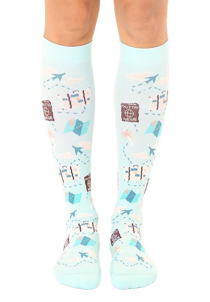 Premium Living Royal Compression Socks for Women & Men - 15-20 mmHg Graduated Support for Circulation, Travel & Recovery - Best for Nurses, Athletes & Long Flights (3 Pairs)