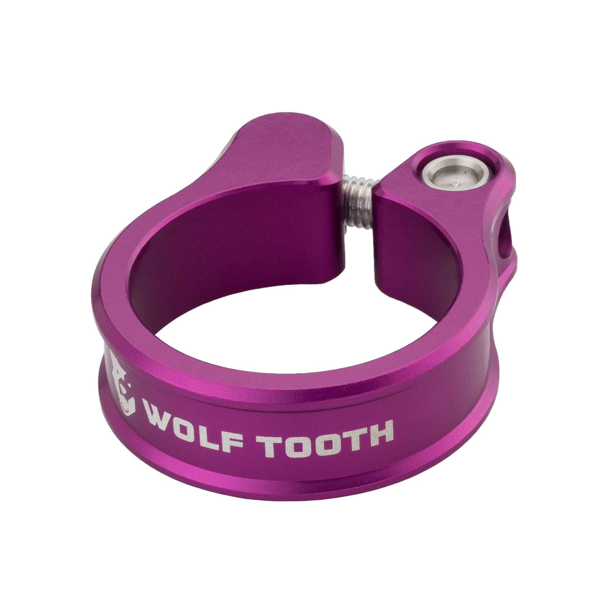 Wolf Tooth Precision-Machined Seatpost Clamp - Lightweight CNC Aluminum Bike Seat Clamp for MTB, Road & Gravel Bikes | Secure Seatpost Locking for Cycling & Mountain Biking