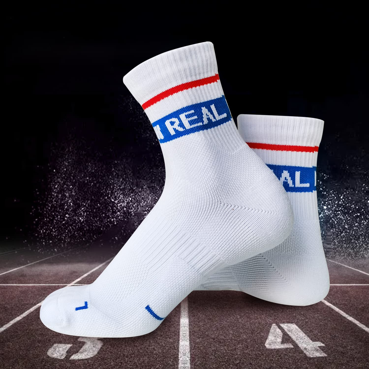 MGR Men's Basketball Compression Socks - Thick Cushioned Athletic Sports Socks for Running, Training & Recovery - Perfect for Basketball Players, Athletes & Active Lifestyles