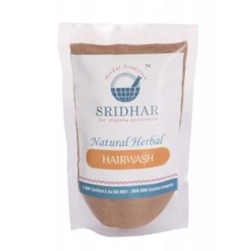 SRIDHAR Natural Herbal Hairwash | Dry Shampoo for All Hair Types - 200 Gram | Perfect for Travel, Gym & Quick Hair Refresh