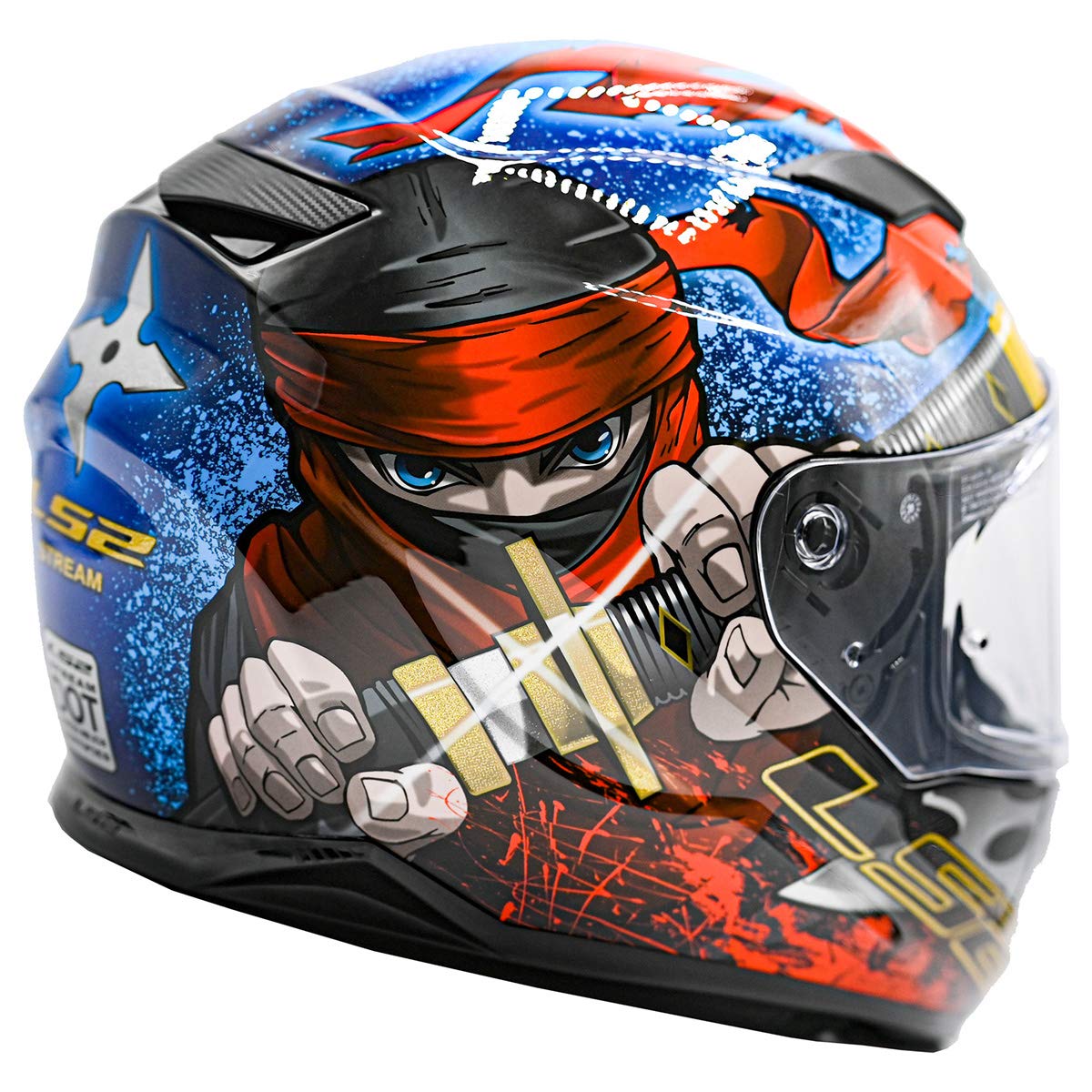 LS2 Full Face Motorcycle Helmet - DOT Certified Street Bike Helmet for Men & Women - Lightweight & Ventilated for Comfortable Riding - Perfect for Commuting, Touring & Urban Adventures
