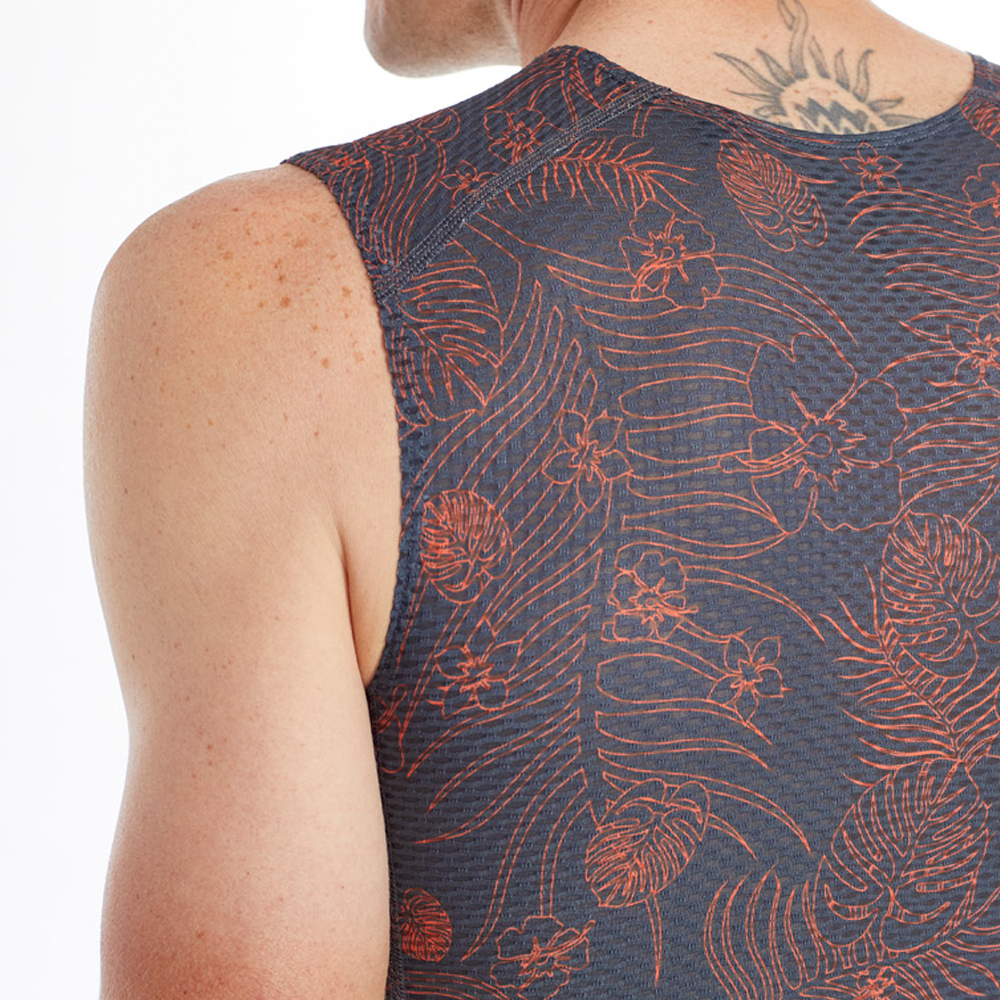 Men's Breathable Mesh Sleeveless Baselayer Shirt - Moisture Wicking Athletic Undershirt for Workout, Running & Outdoor Sports