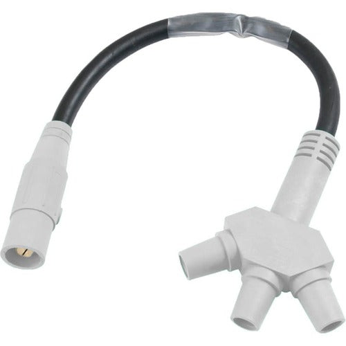 Marinco Soft 3Fer Series 16 400 Amp Male Female Female Female Electrical Connector - Heavy Duty Marine & RV Power Cord Adapter for Boats, Yachts, and Campers