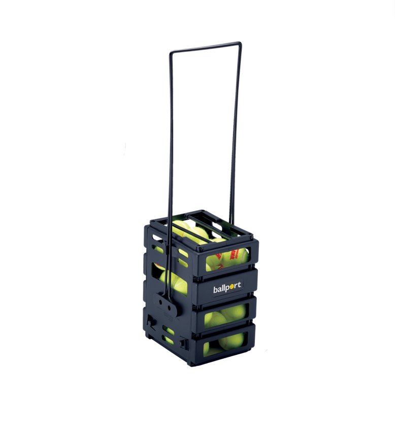 Tourna Mini Ballport 36 Tennis Ball Hopper - Portable Tennis Ball Collector & Trainer for Kids & Adults - Perfect for Practice, Coaching & Solo Drills