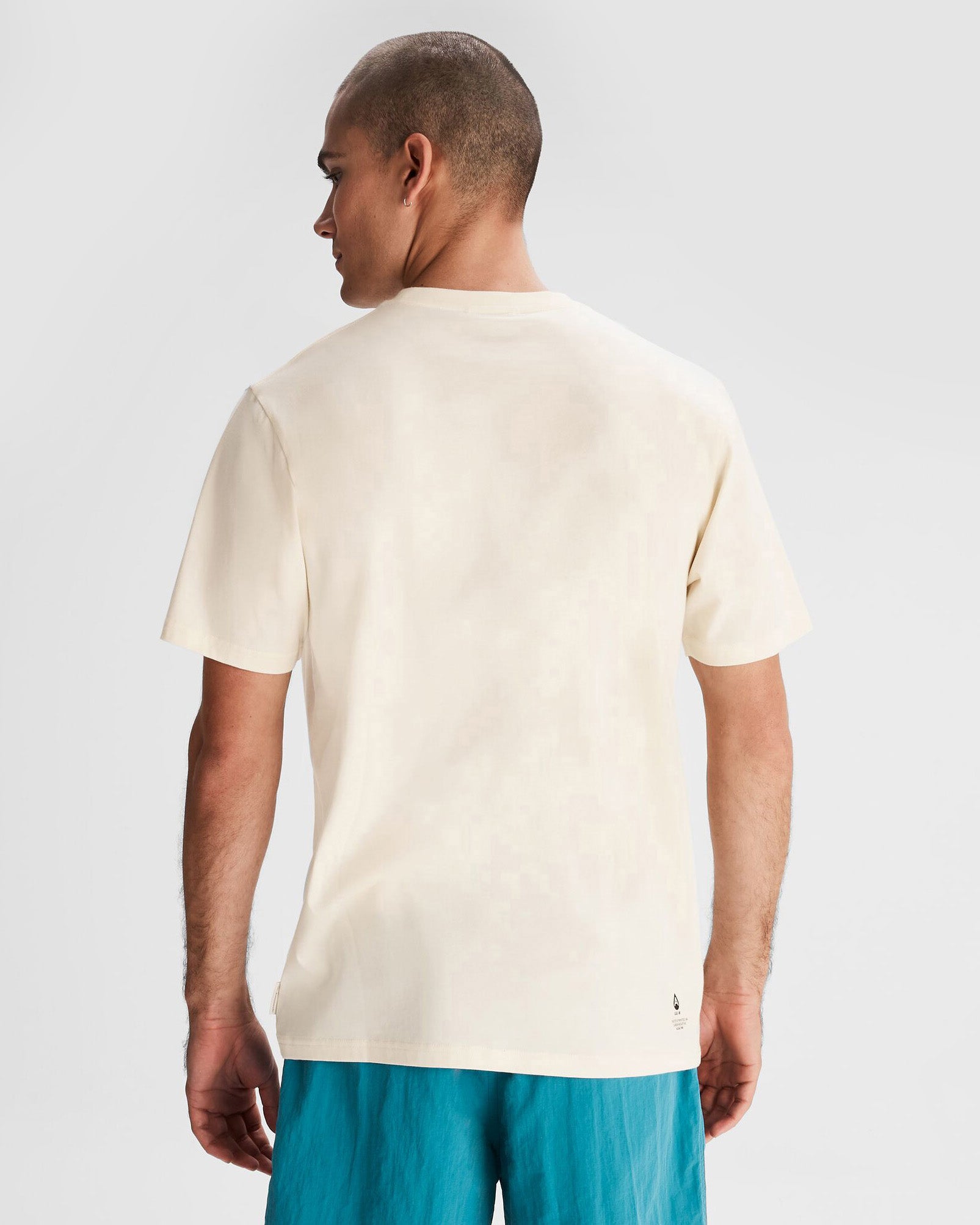 Organic Cotton Men's T-Shirt by O.Smither Kea - Soft Natural Crew Neck Tee for Casual Wear & Everyday Comfort