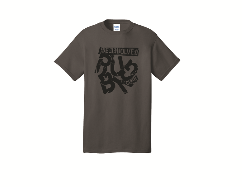Seawolves Rugby Club Gray T-Shirt - Men's Soft Cotton Tee for Rugby Fans & Sports Enthusiasts - Perfect for Games, Training & Casual Wear