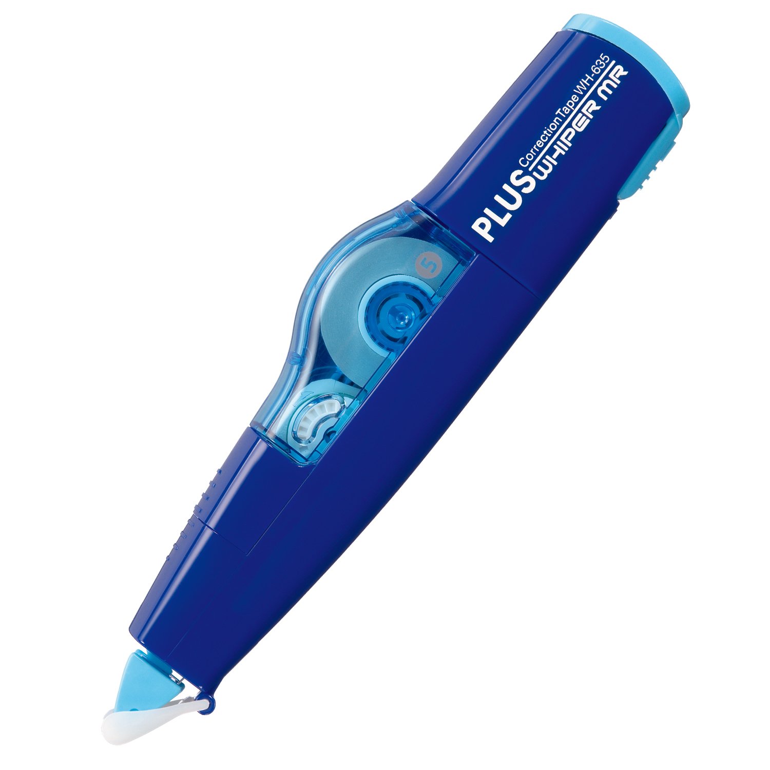 PLUS Whiper MR - Mini Roller Correction Tape for School, Office & Home Use - Quick & Easy Whiteout Tape for Mistakes