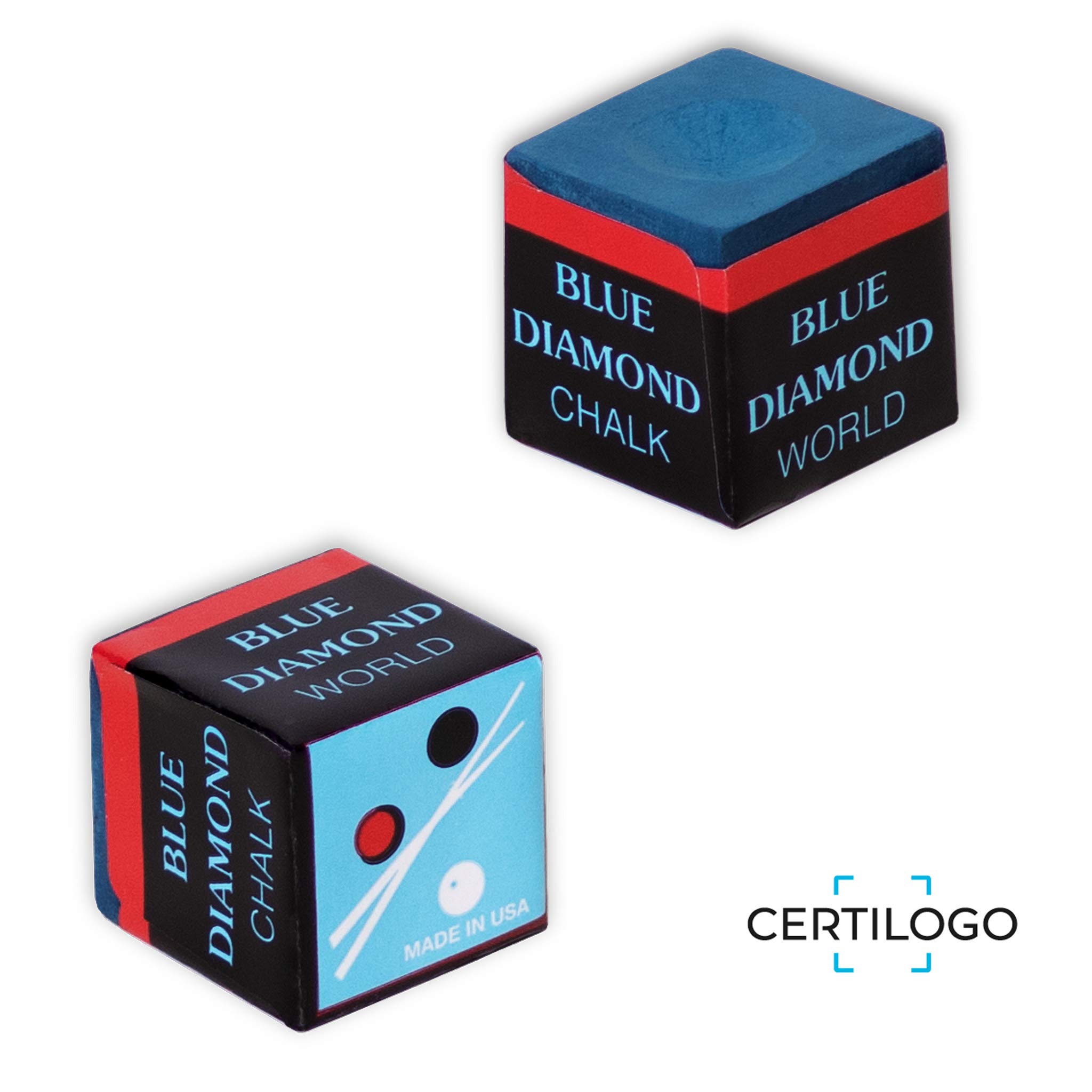 Premium Blue Diamond Chalk 4-Piece Set (2 Boxes) - Perfect for Rock Climbing, Gymnastics & Weightlifting | Non-Toxic, High-Grip Magnesium Carbonate Chalk