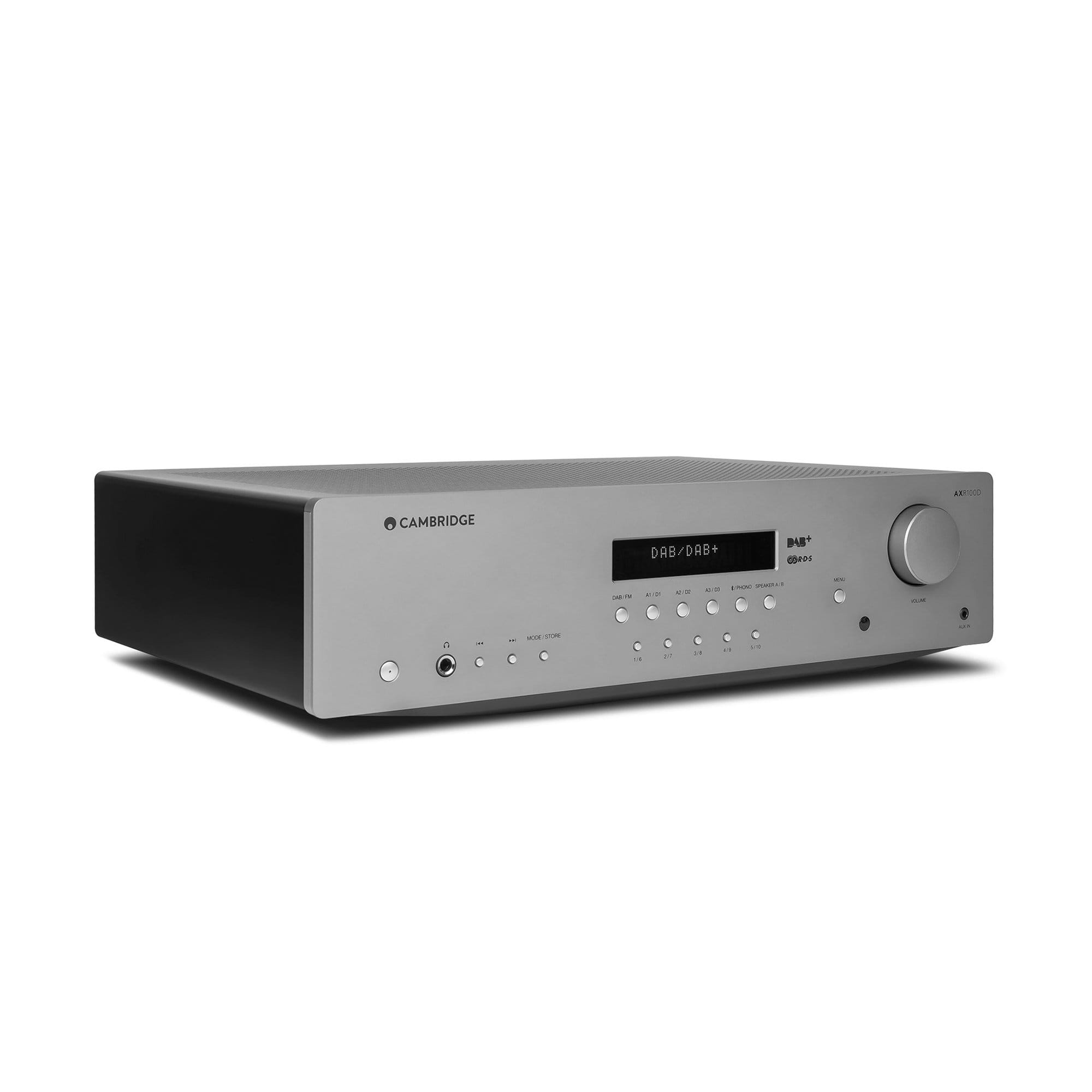 Cambridge Audio AXR100D Stereo Receiver with DAB+ | High-Fidelity 2-Channel Amplifier | Bluetooth & Phono Input | Perfect for Home Theater & Music Listening
