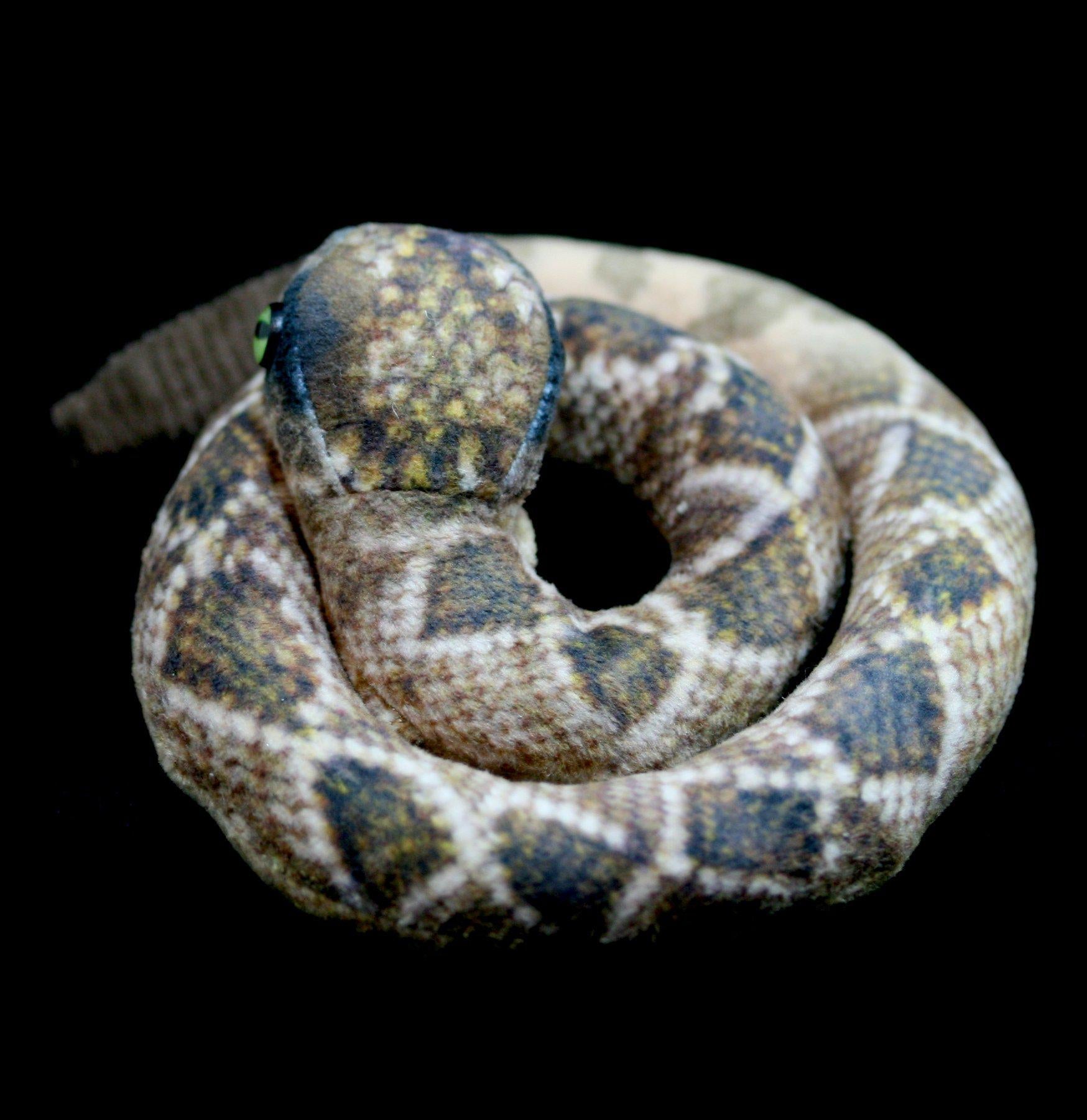 Mini Rattlesnake Puppet - Realistic Snake Toy for Kids & Adults - Fun Educational Animal Hand Puppet for Storytelling, Role Play & Classroom Activities