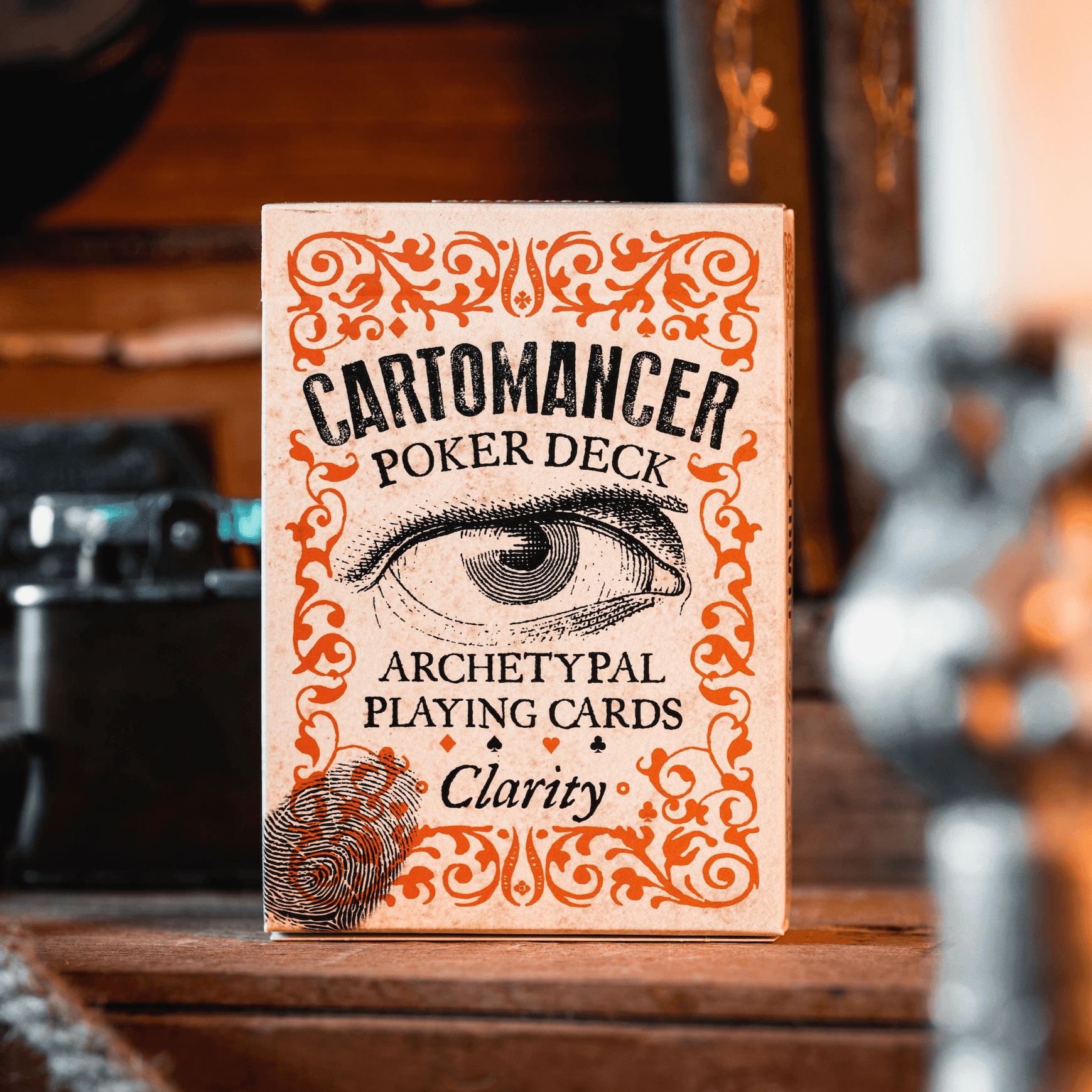 Cartomancer Clarity Playing Cards by Alain Benoit - Premium Tarot-Inspired Deck for Divination & Cardistry | Perfect for Fortune Telling, Magic Tricks & Collectors