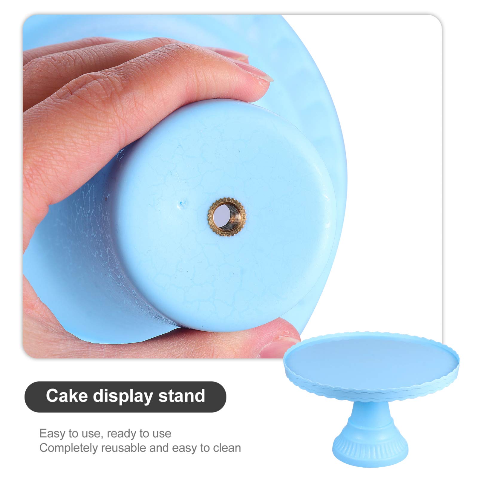 Elegant 3-Tier Cake Stand for Dessert Display - Sturdy Cake Plate Holder for Birthday Parties, Weddings, Baby Showers & Special Events - Perfect for Displaying Cupcakes, Macarons & Pastries