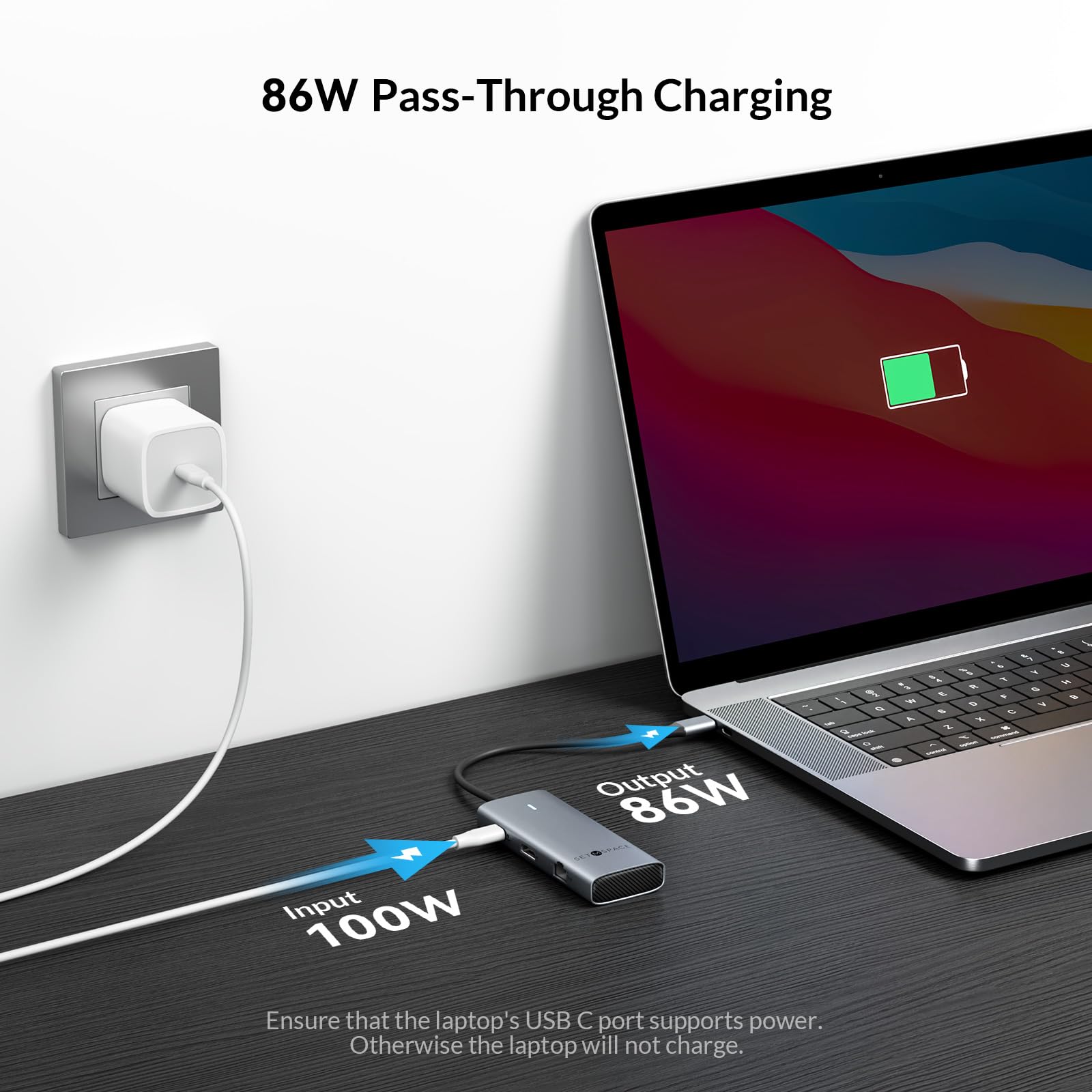 8-in-1 USB C Docking Station with 4K HDMI, Gigabit Ethernet, 100W PD Charging & 3 USB 3.0 Ports - Universal Laptop Hub for Dell/HP/Lenovo/Surface/MacBook - Perfect for Home Office, Gaming & Multi-Monitor Setup