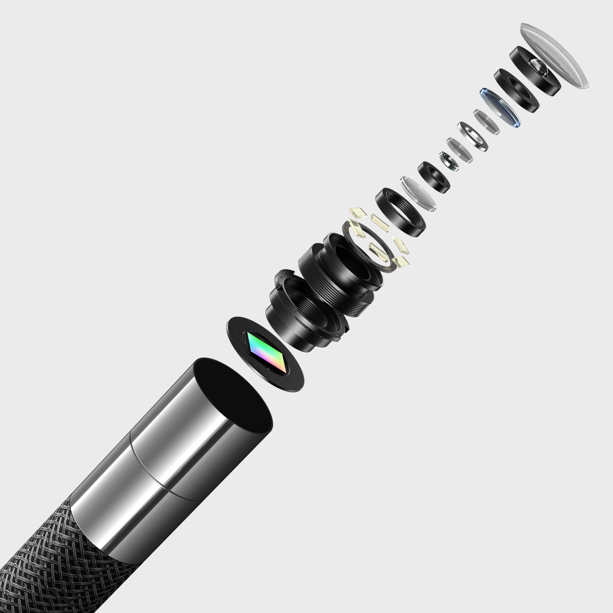TD500 6.5mm Articulating Endoscope Camera - Waterproof Borescope with LED Lights for Plumbing, HVAC, Automotive & Home Inspection (Ideal for Pipe, Engine, Wall & Appliance Diagnostics)