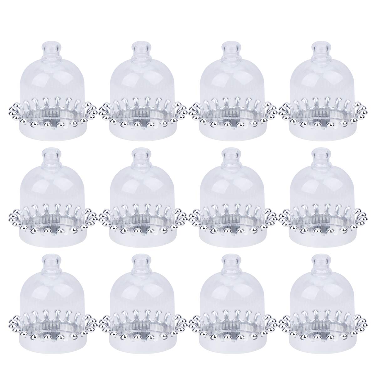 NUOBESTY 12-Pack Disposable Paper Cups for Cake, Candy, Desserts - Perfect for Birthday Parties, Baby Showers & Wedding Receptions
