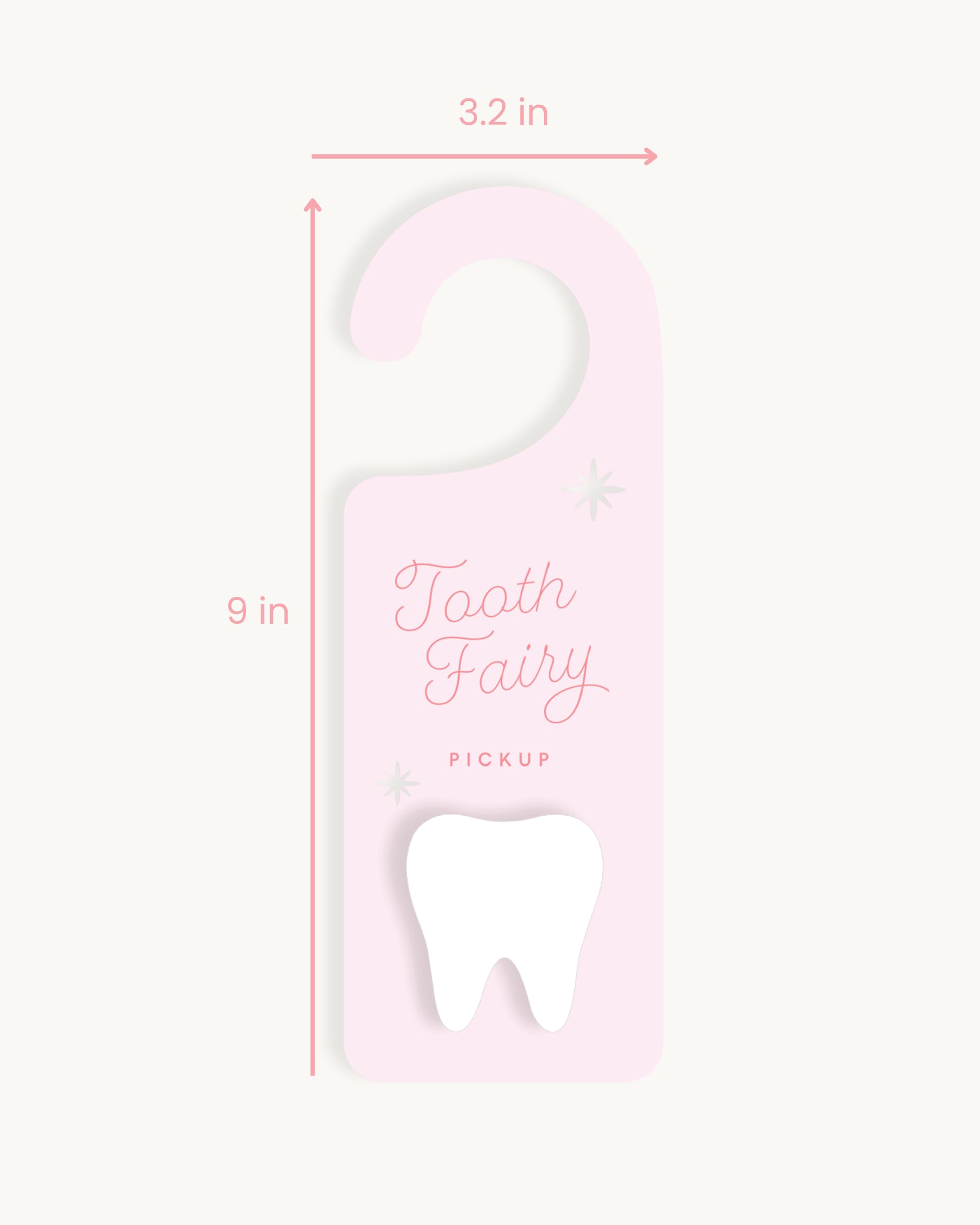 Tooth Fairy Door Hanger with Money Holder - Magical Tooth Collection Box for Kids | Perfect Bedroom Decor & First Tooth Keepsake Gift