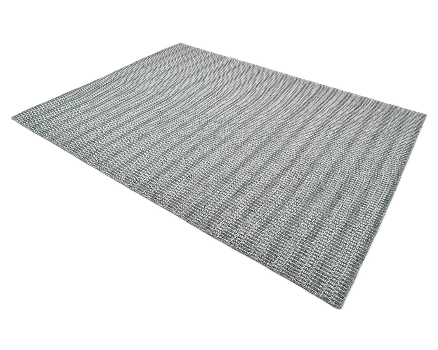 Solo Rugs Deanna Contemporary Handmade Blue Area Rug 9'x12' - Soft Modern Floor Covering for Living Room, Bedroom & Office Decor