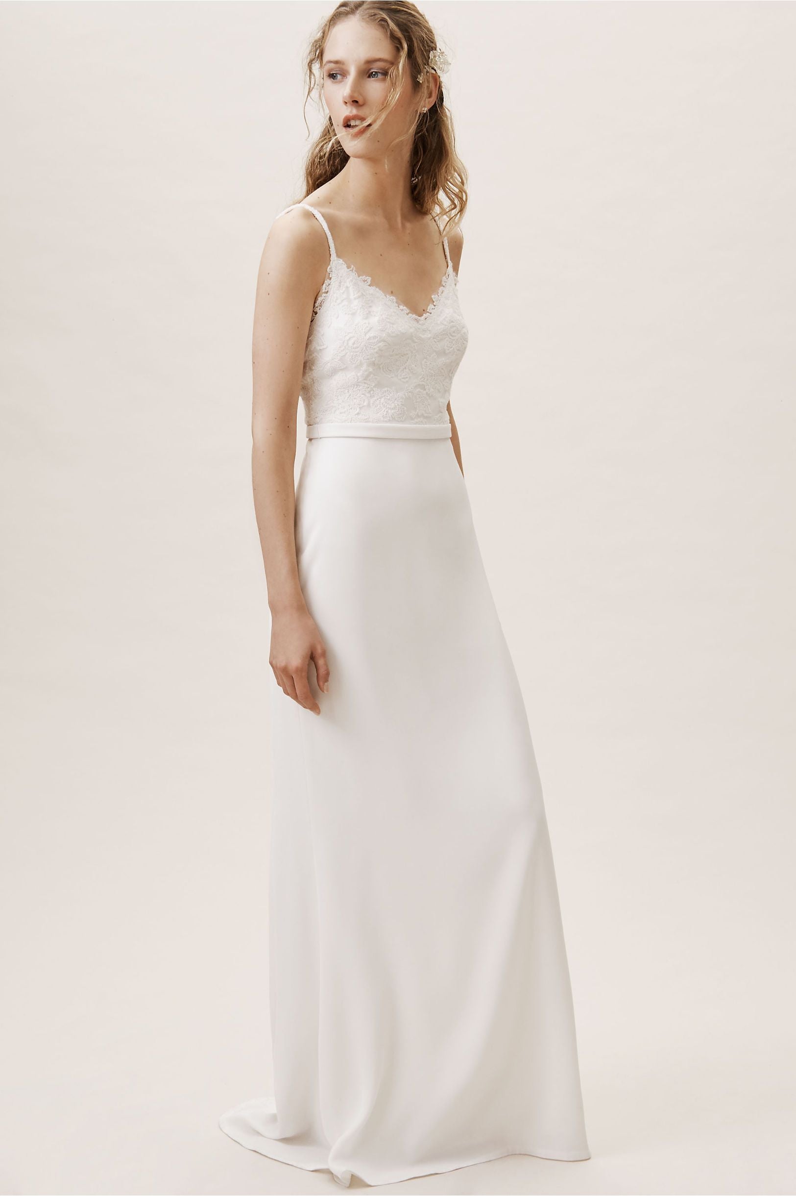 BHLDN Tadashi Shoji Brett Gown - Elegant Lace Wedding Dress for Brides | Perfect for Beach, Garden & Formal Weddings