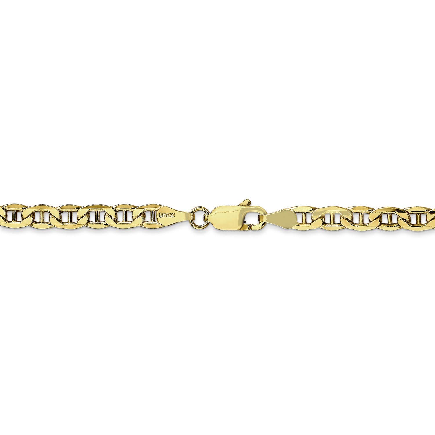 10K Yellow Gold Lightweight Anchor Chain Necklace or Bracelet - Dainty Layering Jewelry for Women, Perfect for Everyday Wear & Gift Giving