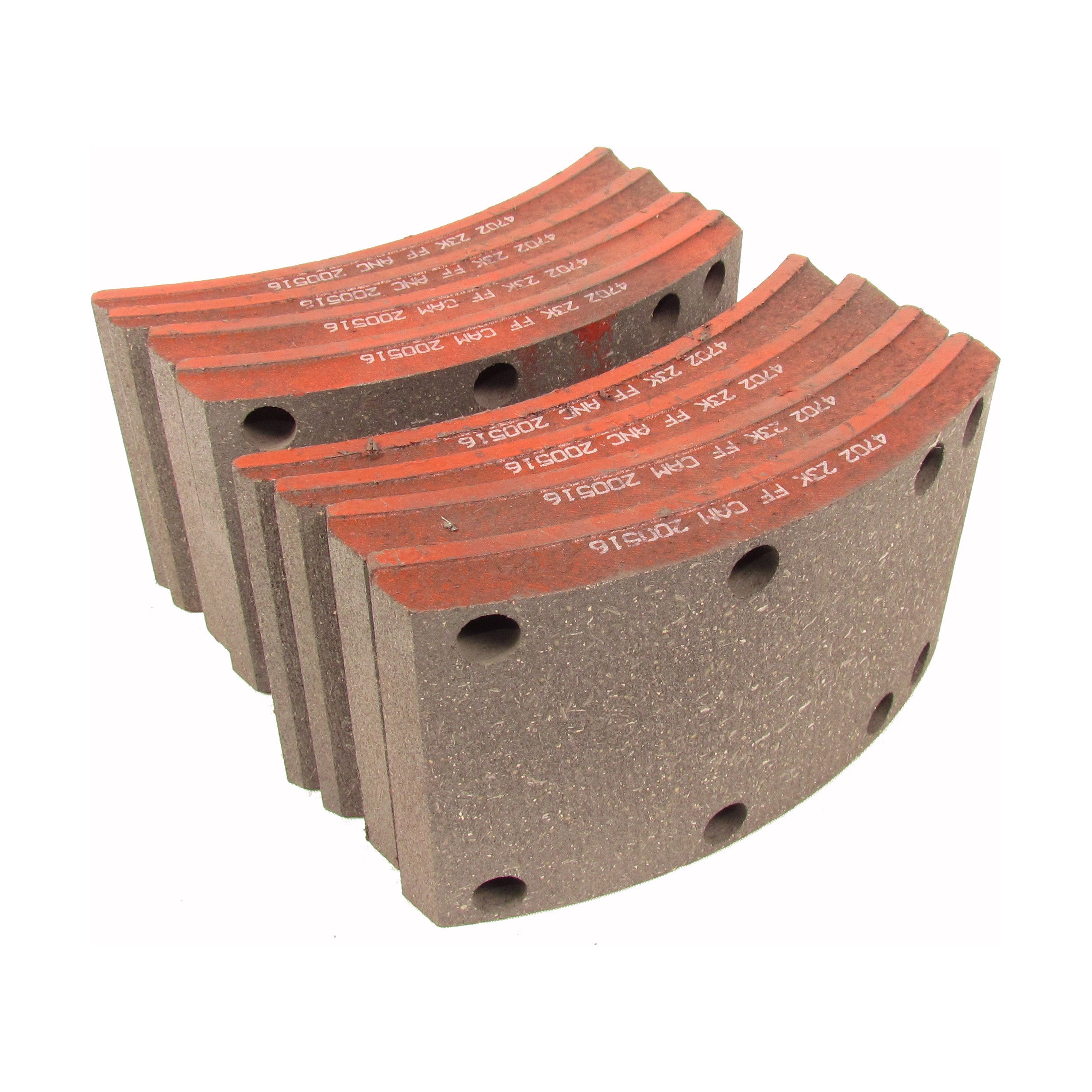 Fortpro 4702 Brake Lining Set - 15” x 4” Brake Size, 23K GAWR (F224954) | Heavy Duty Truck & Trailer Brake Replacement for Commercial Vehicles