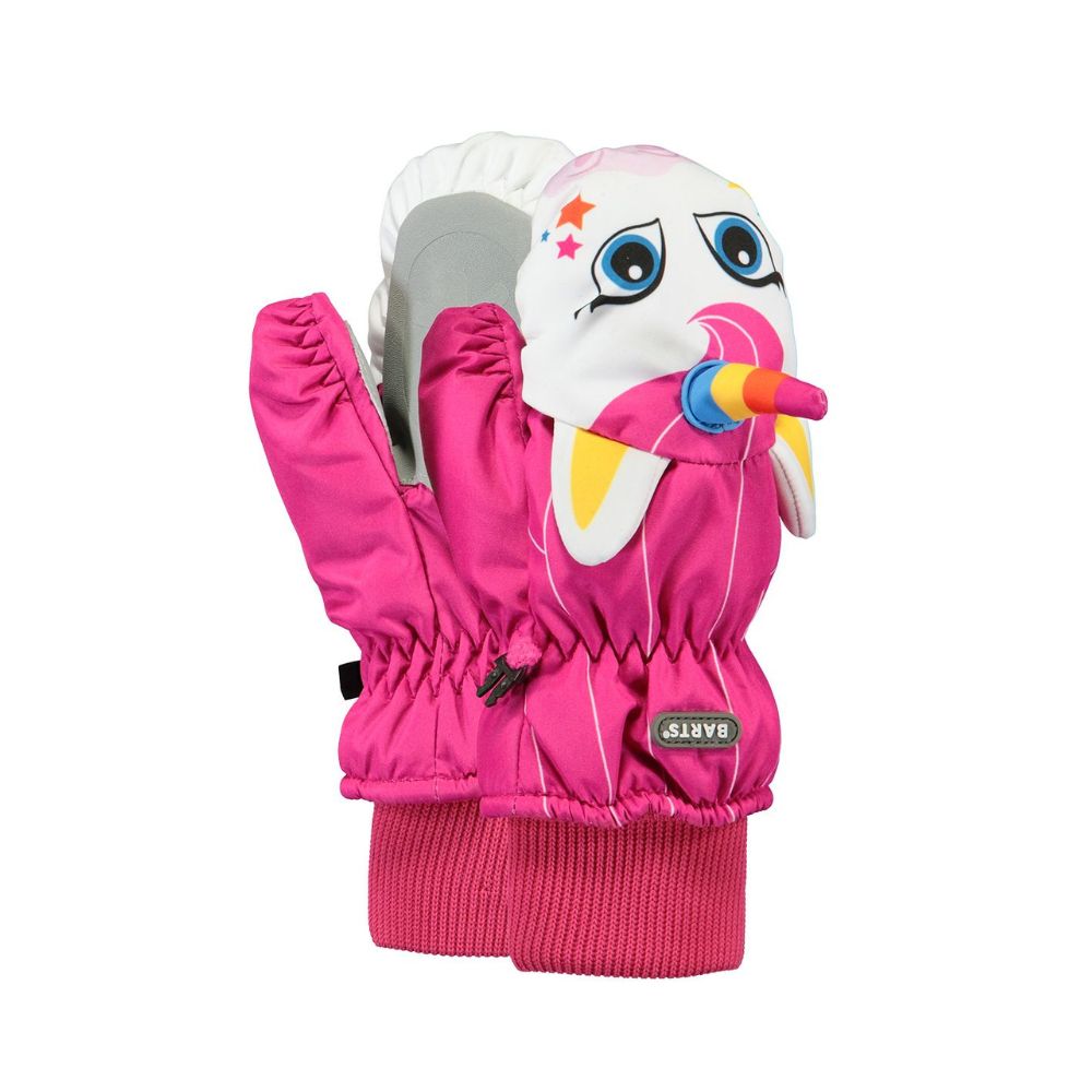 Barts Toddler Skiing Mittens - Warm Waterproof Gloves for Kids with Unicorn Design - Perfect for Winter Sports & Outdoor Play