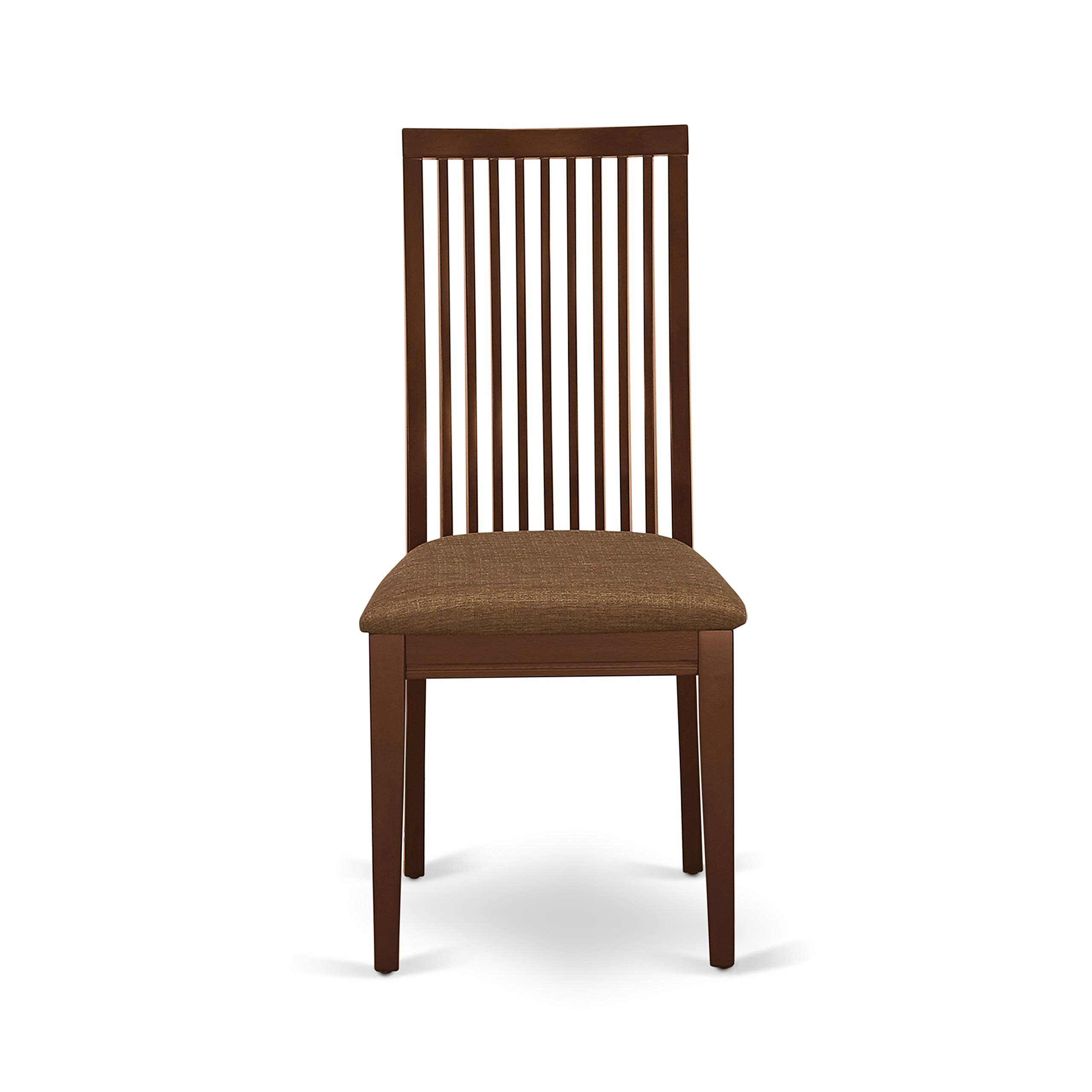 East West Furniture ESIP3-MAH-C 3-Piece Modern Mahogany Dining Set - 30