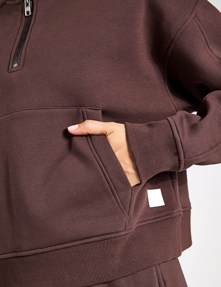 Rihanna-Inspired Sweatshirt for Women | Comfortable & Stylish Oak Color | Perfect for Casual Wear, Gym, and Street Fashion