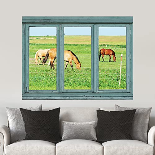 Horses in a Pasture