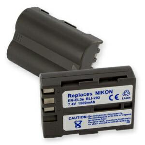 Original Nikon EN-EL3e Replacement Battery for Nikon D300, D200, D80, D90, D700 - High Capacity Li-ion Battery - Perfect for Travel, Photography & Professional Use