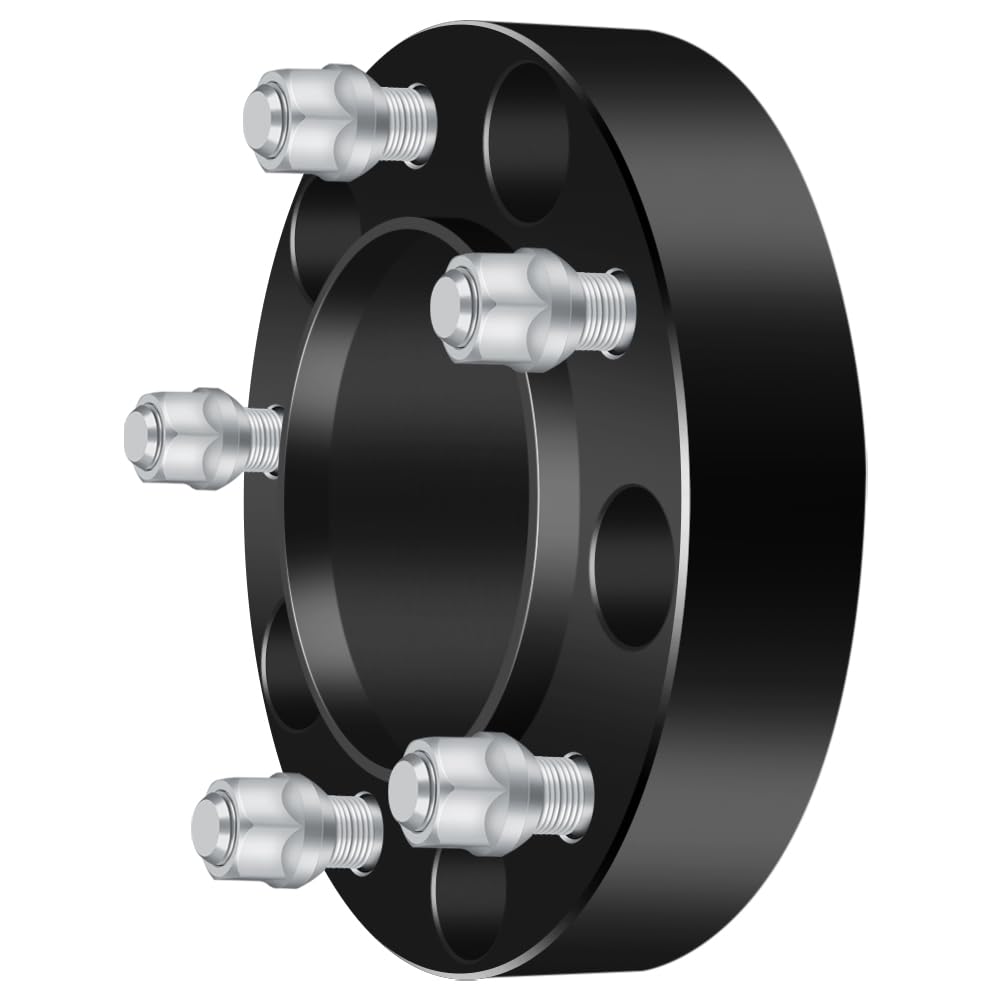 AINTIER 4X 1.5 Inch 5x150mm to 5x150mm 14x1.5 Hubcentric Wheel Spacers - 5 Lug Fit for Toyota Land Cruiser, Sequoia & Tundra - Enhance Off-Road Performance & Stance