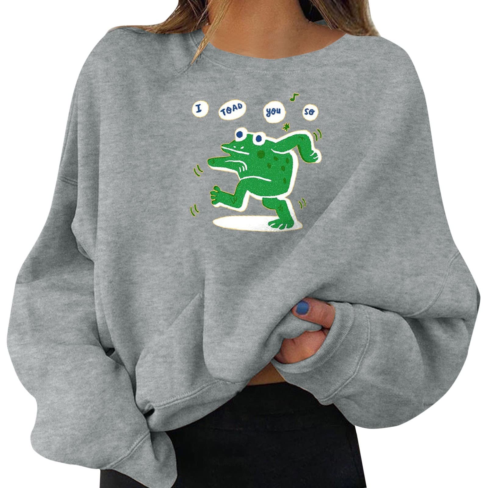 Plus Size Women's Cute Frog & Kawaii Mushroom Hooded Zip-Up Sweatshirt - Cozy Long Sleeve Pullover for Casual Wear, Loungewear & Street Fashion
