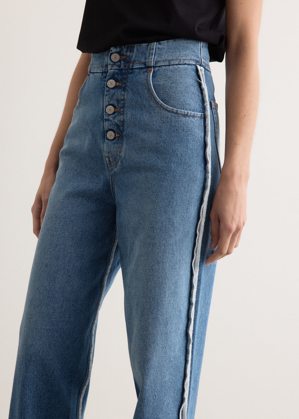 Men's Casual Pants with 5 Pockets - S52La0263 967 Blue | Comfortable Slim Fit Trousers for Work, Travel & Everyday Wear