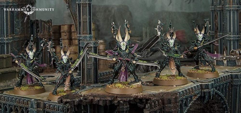 Warhammer 40,000 Drukhari Incubi Miniatures - Dark Eldar Tabletop Wargaming Figures for Warhammer 40K Battles & Collectors