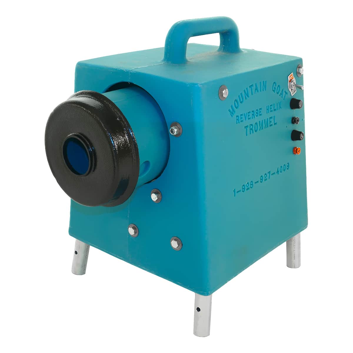 Mountain Goat Reverse Helix Gold Trommel for Mining & Prospecting - Efficient Gold Recovery for Outdoor Adventures & Metal Detecting