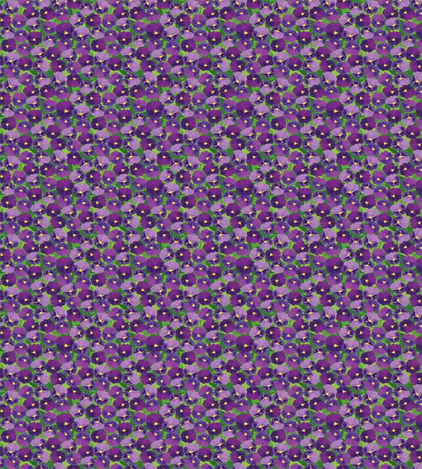 Ambesonne Botanical Duvet Cover Set - King Size 3-Piece Bedding with Pansy Floral Design in Violet Jade Green | Includes Duvet Cover + 2 Pillow Shams | Perfect for Spring Bedroom Decor, Guest Room Makeover & Nature-Inspired Home Styling