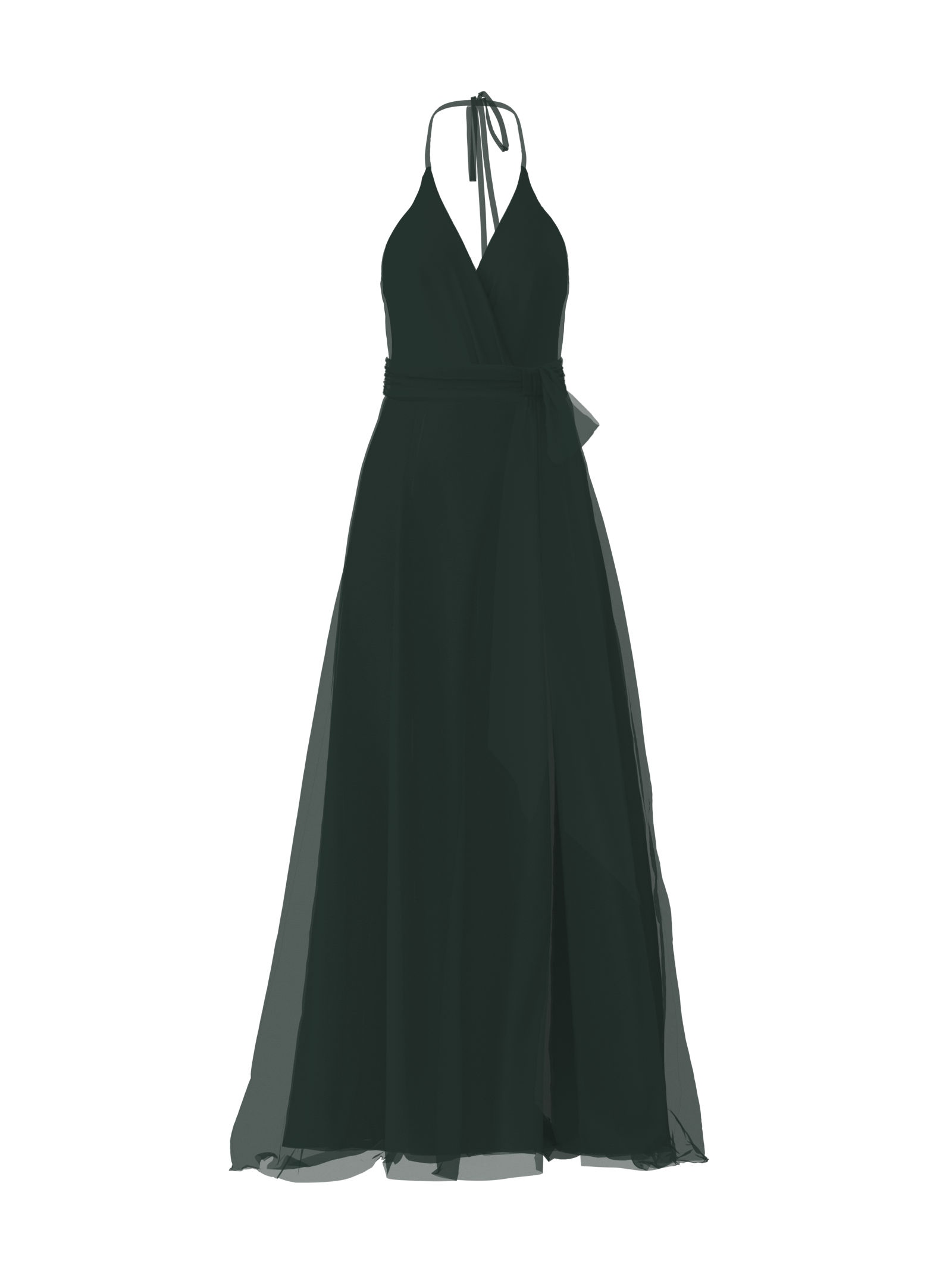 Carmelle Bodice & Arabella Skirt Set with Sash Belt - Elegant Hunter Green Outfit for Women | Perfect for Weddings, Parties, and Special Occasions