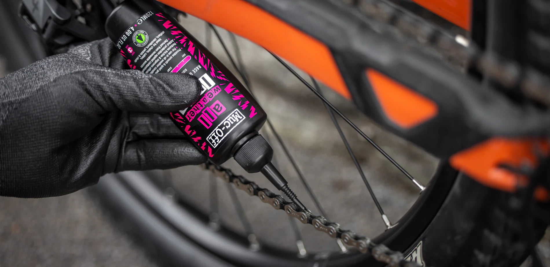 All Weather Lubricant 120ml - Waterproof, Long-Lasting Bike & Outdoor Gear Lubrication for Chains, Hinges & More