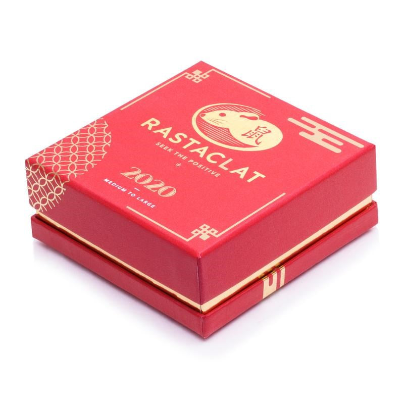 Rastaclat Year of the Rat Boxed Bracelet - Adjustable M/L Size for Men & Women - Perfect for Gifts, Sports, and Everyday Wear