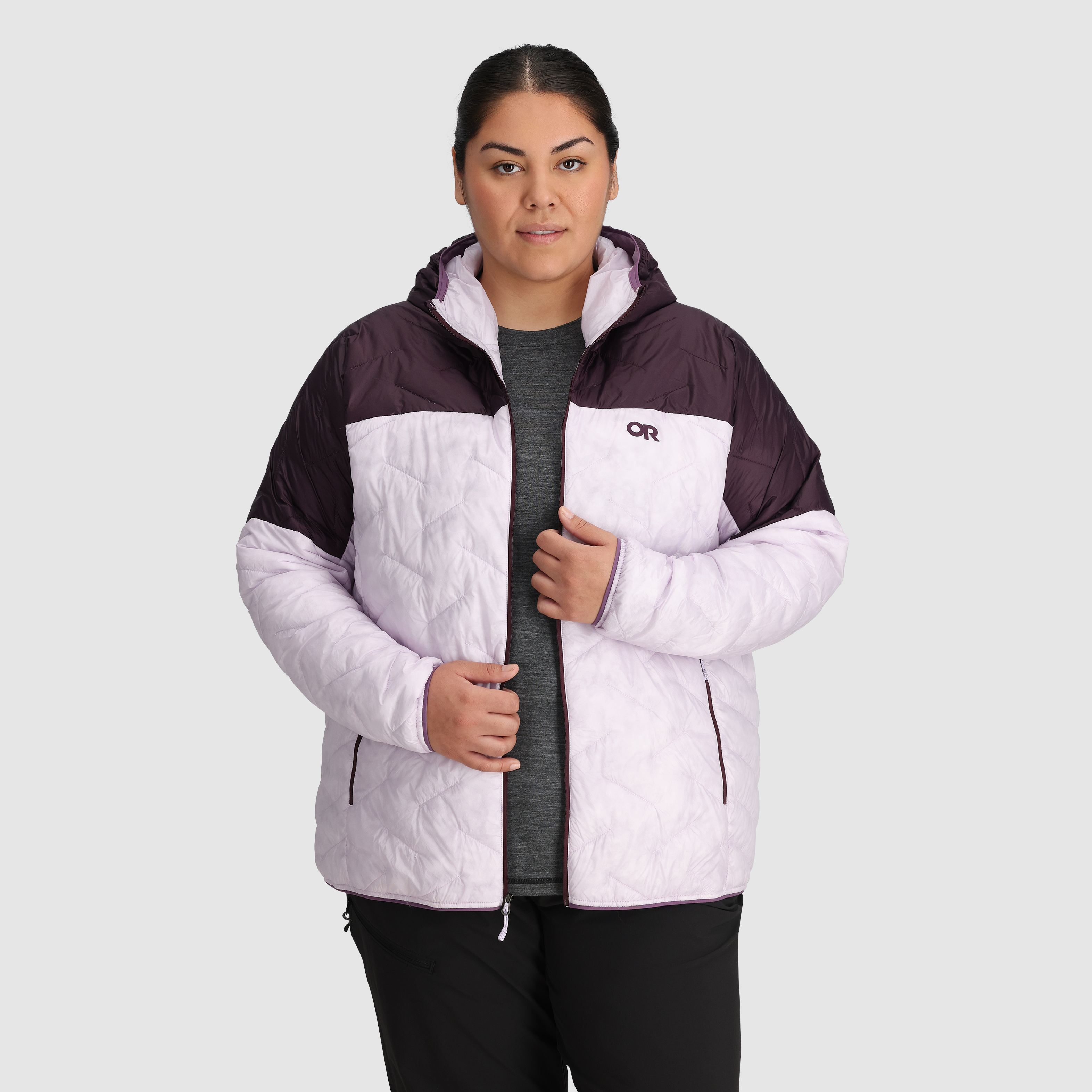 Women's SuperStrand LT Hoodie Plus - Lightweight Fleece Pullover with Thumb Holes for Running, Hiking & Outdoor Activities