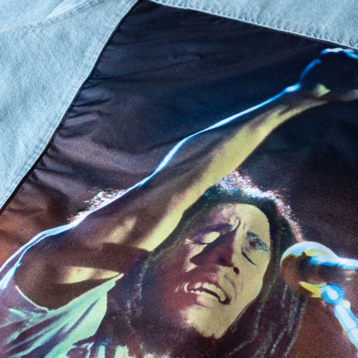 Primitive x Bob Marley Stand Up Jacket - Vintage Graphic Hoodie for Men & Women - Perfect for Concerts, Streetwear & Casual Outfits