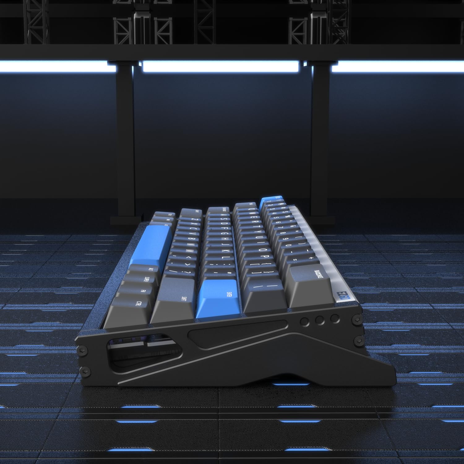 iQunix EZ60 60% RGB Mechanical Gaming Keyboard - 61 Keys with Star Trail Magnetic Switches, Rapid Trigger, Adjustable Actuation, Double Shot PBT Keycaps for PC/Mac - Perfect for Esports, Gaming & Office Work