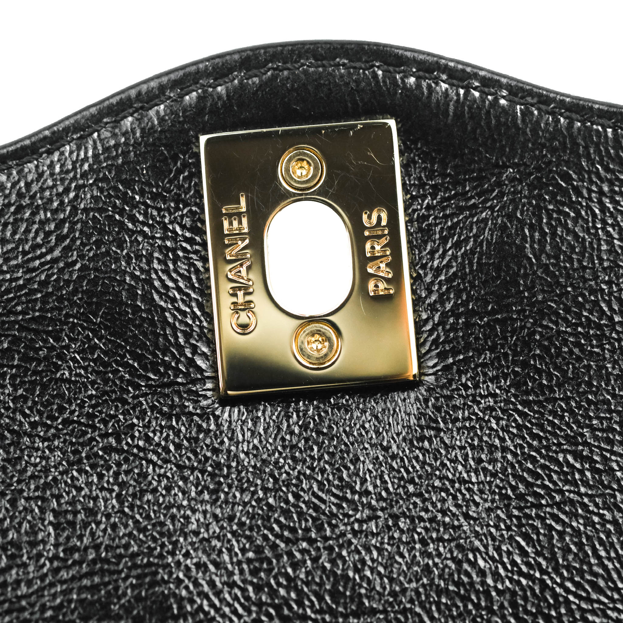 Chanel CC Flap Bag Quilted Leather Shoulder Bag - Shiny Aged Calfskin with Gold Hardware | Luxury Designer Handbag for Women, Perfect for Evening Parties & Special Occasions