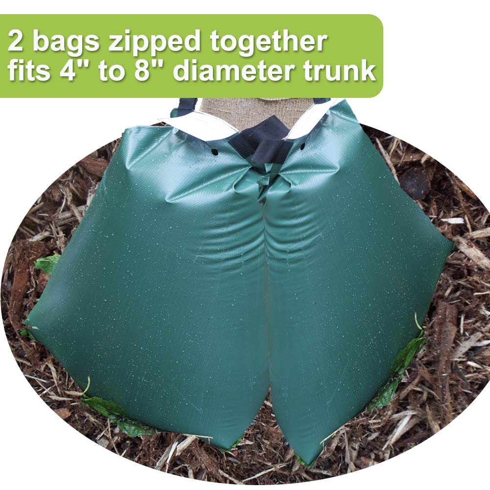 20 Gallon Tree Watering Bags - 6 Pack Slow Release PVC Drip Irrigation System for Plants & Trees | Perfect for Garden, Lawn, and Outdoor Plant Care