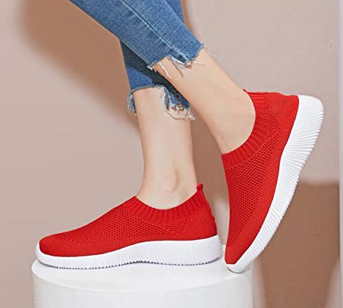 Women's Slip On Sneakers - Breathable Mesh Casual Walking Shoes for Women | Lightweight Tennis Shoes for Gym, Running & Everyday Wear